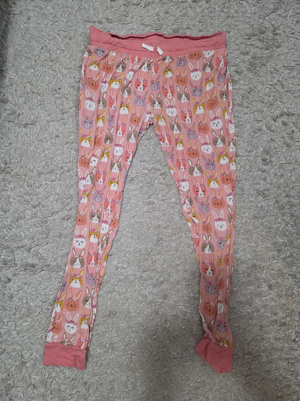 Little Sleepies Pink Bunnies Womens Pants